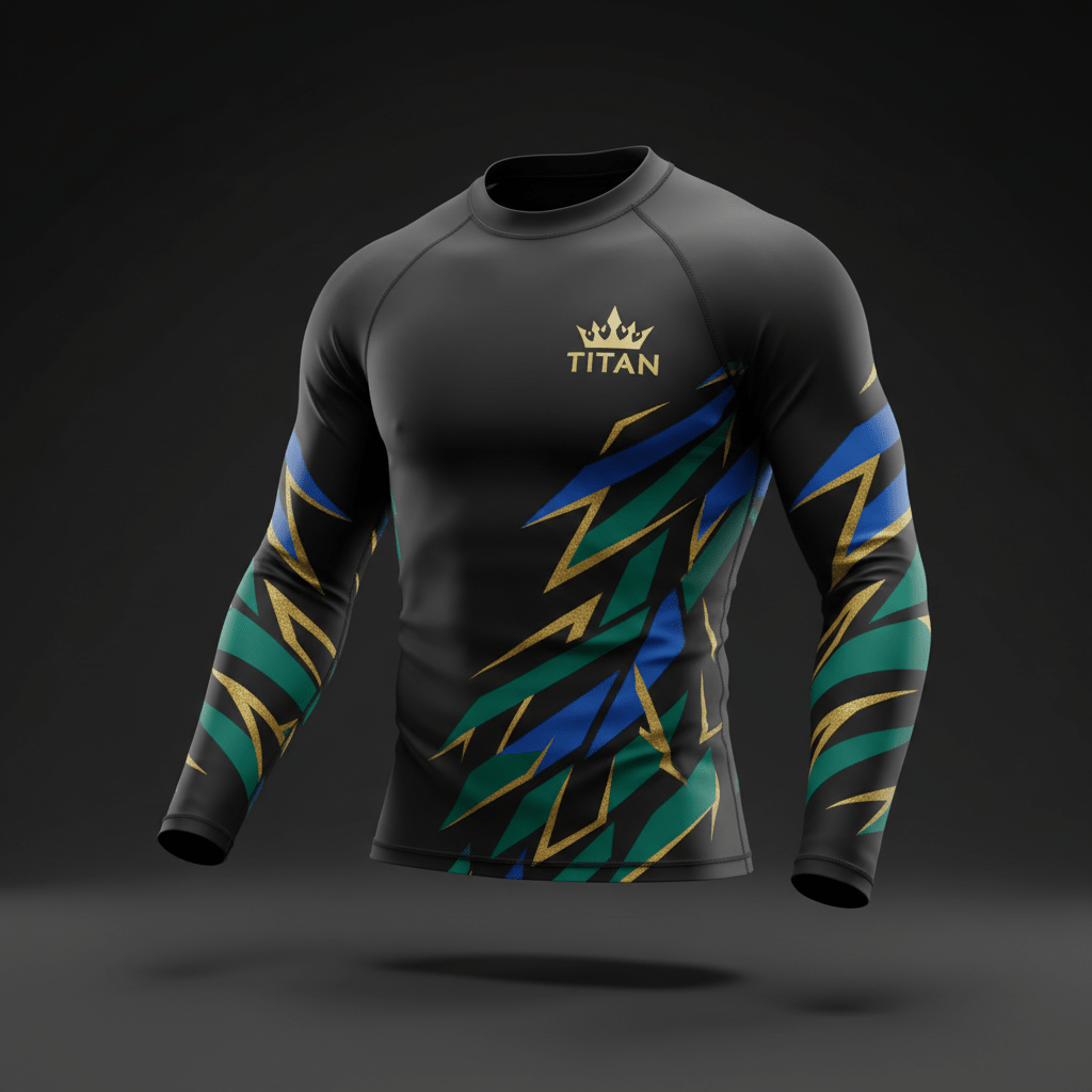 TITAN Rash Guard Long Sleeve - Crown Edition