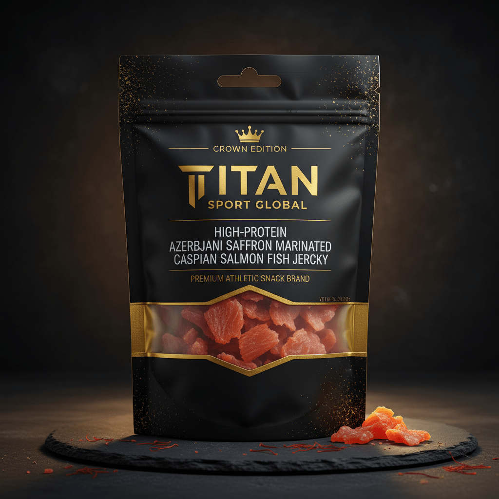 Azerbaijani Saffron Marinated Caspian Salmon Jerky — TITAN SPORT GLOBAL