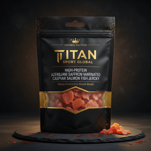 Azerbaijani Saffron Marinated Caspian Salmon Jerky — TITAN SPORT GLOBAL