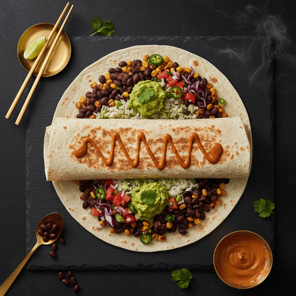 TITAN Mexican Vegan Burrito Bowl Wrap Lunch