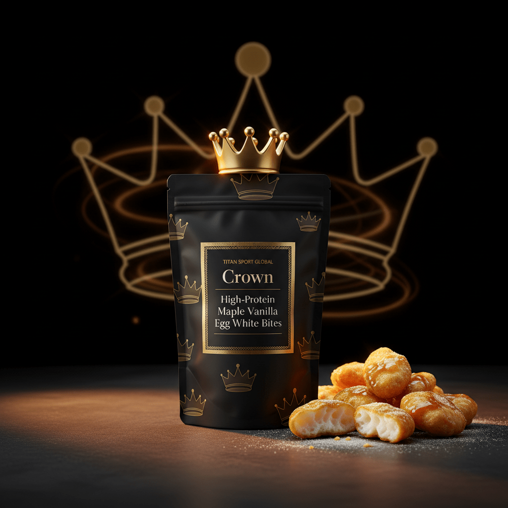 Crown High-Protein Maple Vanilla Egg White Bites - TITAN SPORT GLOBAL
