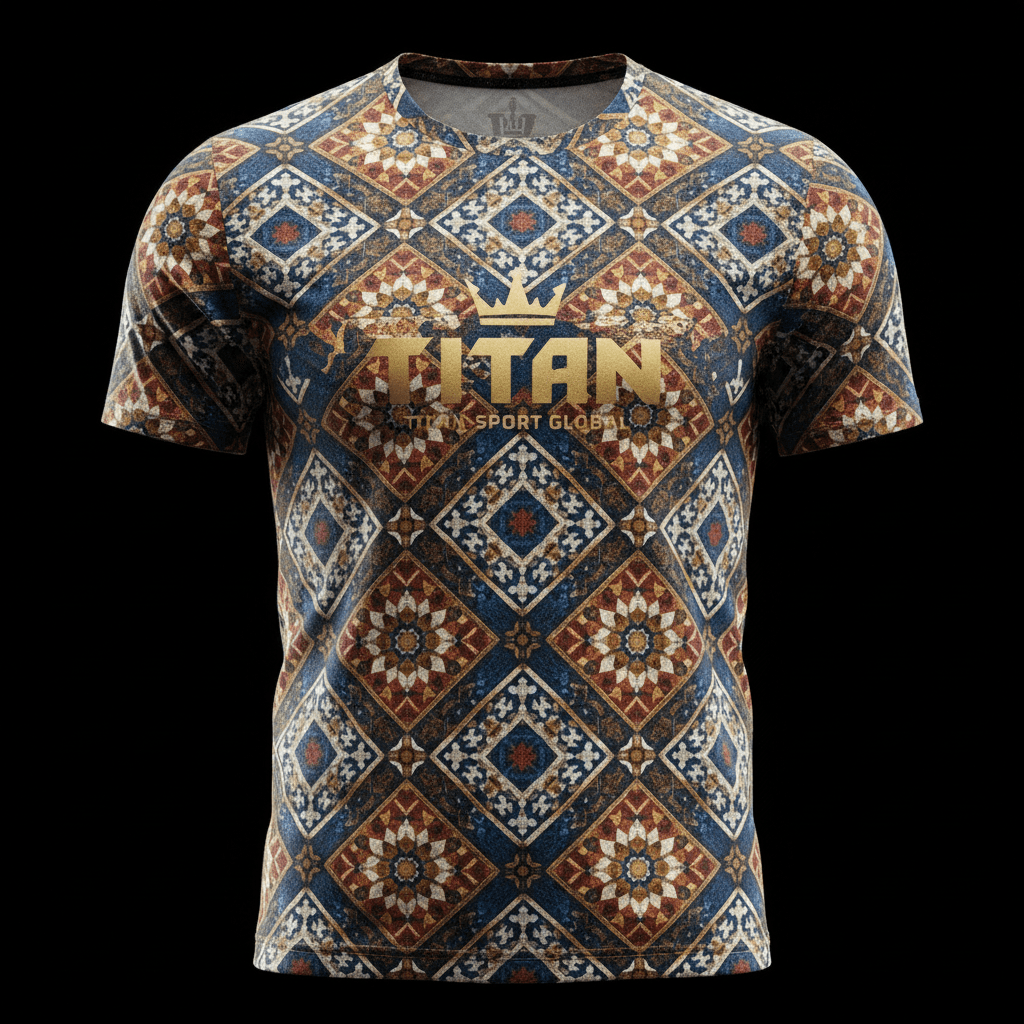 TITAN Moroccan Berber Geometric Training Tee Crown Edition