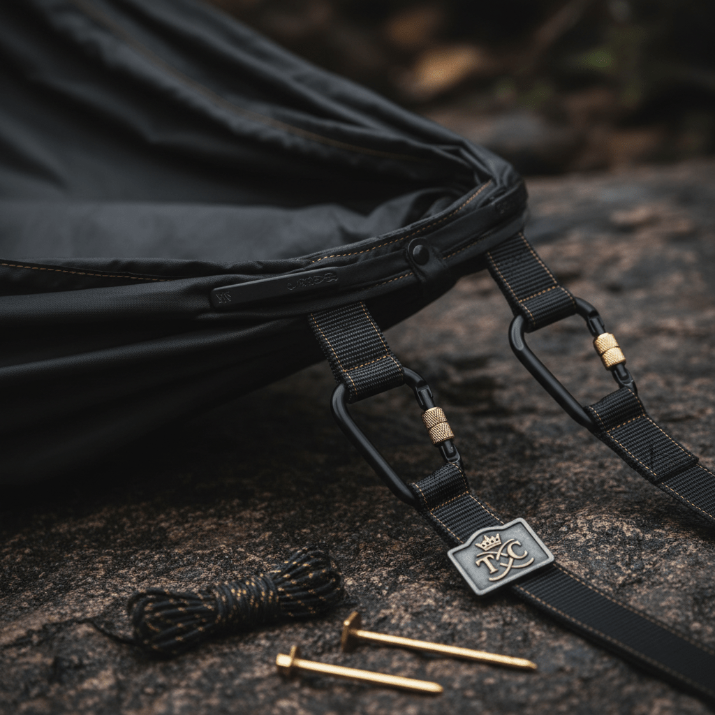 TITAN SkyRest Ultralight Survival Hammock — Crown Edition