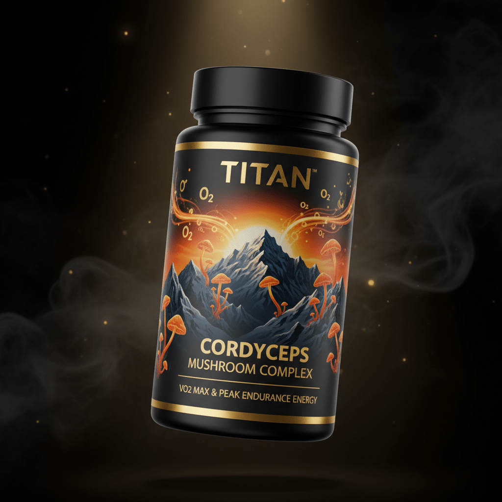 TITAN Cordyceps Mushroom Complex - Dual-Strain Oxygen Optimizer