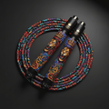 TITAN Crown Edition Speed Jump Rope — Crown Edition matte black and gold handles