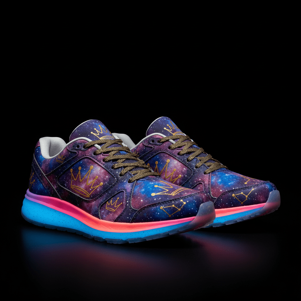 TITAN Men's Running Shoes Nebula Crown Art Edition