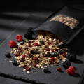 TITAN Protein Muesli – Berry & Seed Power Blend, premium product photography