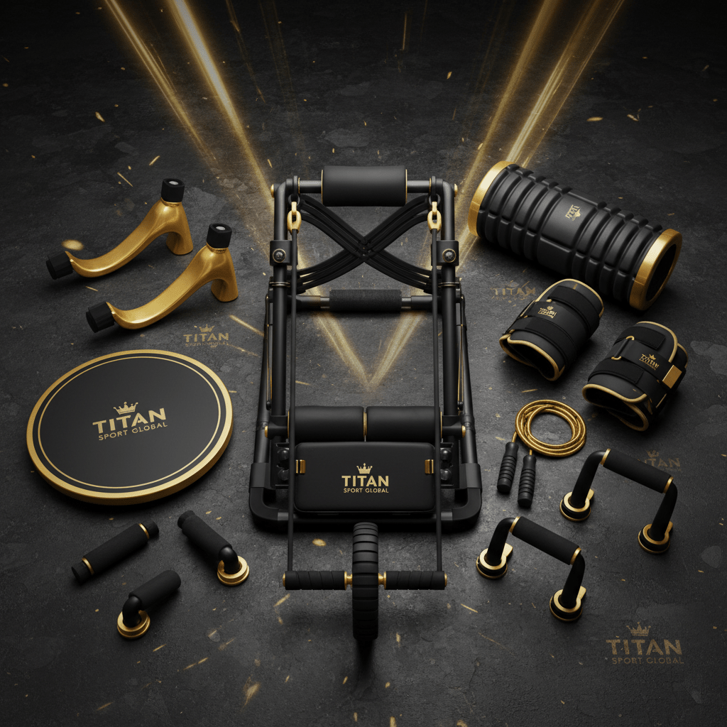 TITAN All-In-One Cyclist's Strength & Conditioning Kit Crown Edition