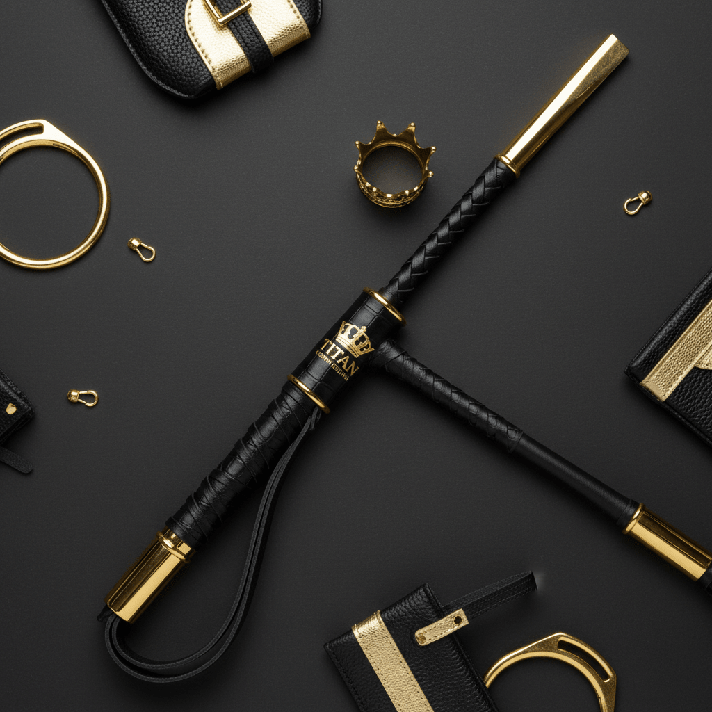 TITAN Crown Edition Equestrian Riding Crop
