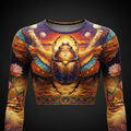 TITAN Women’s Golden Scarab Desert Storm Long Sleeve Crop — Khepri Edition
