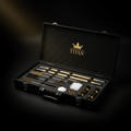 TITAN Pro Universal Gun Cleaning Kit 65-Piece Black & Gold