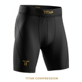 TITAN Compression Shorts - Black Performance