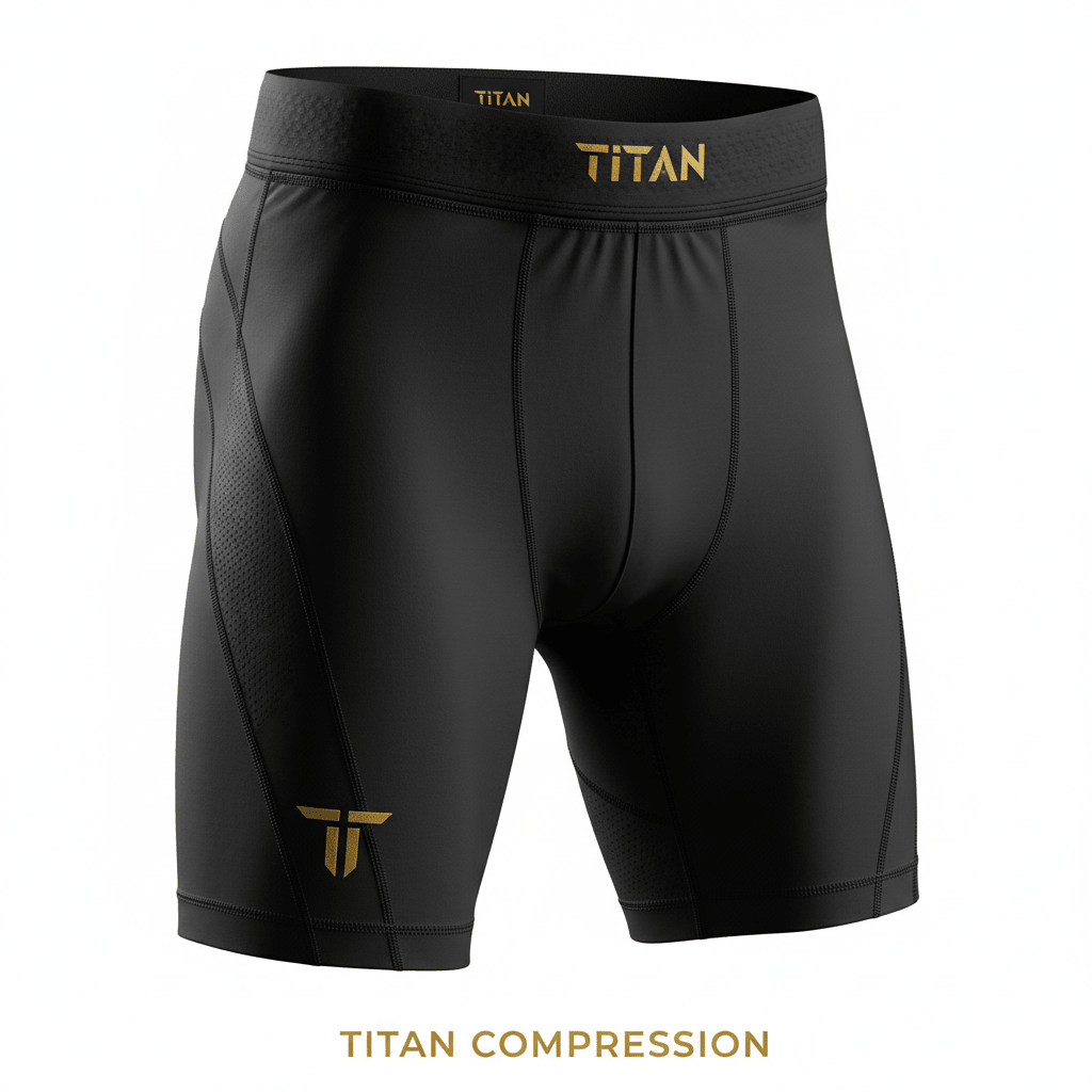 TITAN Compression Shorts - Black Performance