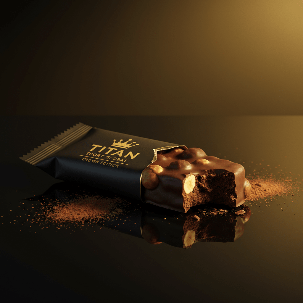 TITAN Crown Dark Chocolate Macadamia Nut Protein Bar - Crown Edition