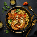 TITAN Caribbean Lobster & Rice Seafood Lunch Bowl