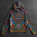 TITAN Women's Balinese Barong Spirit Hoodie — Rangda Edition