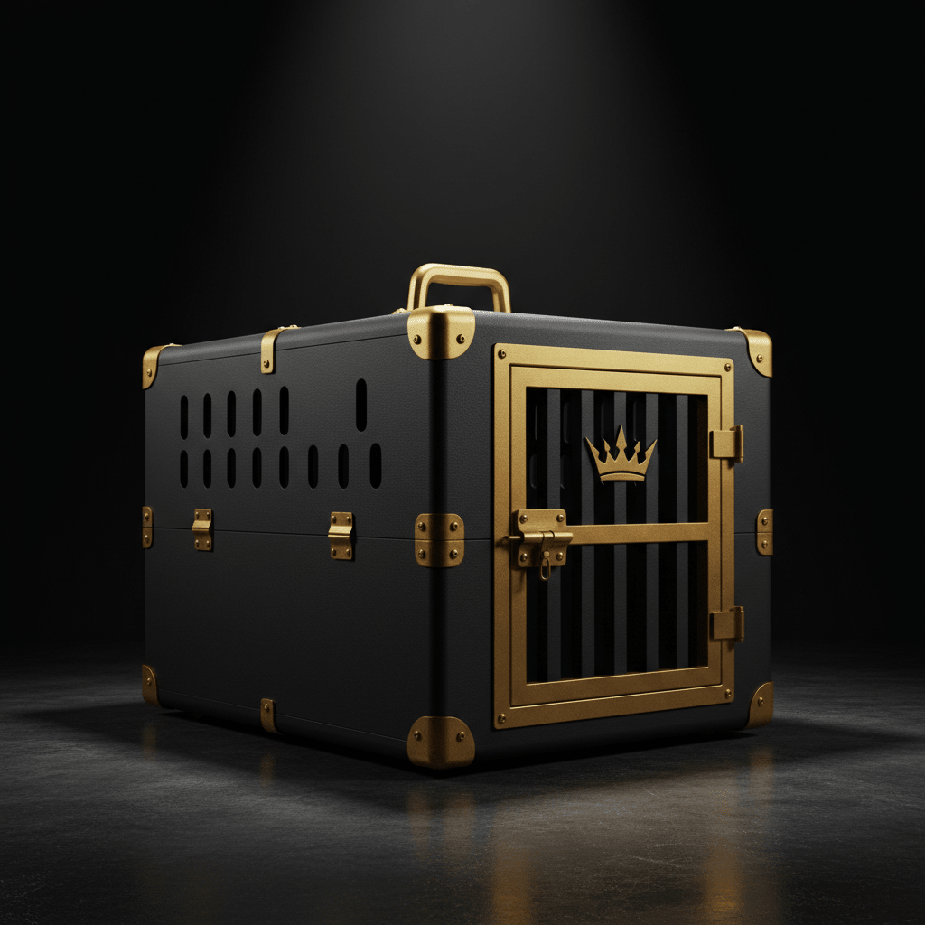 TITAN Gentle Giant VaultCrate Heavy-Duty Travel Crate — Crown Edition
