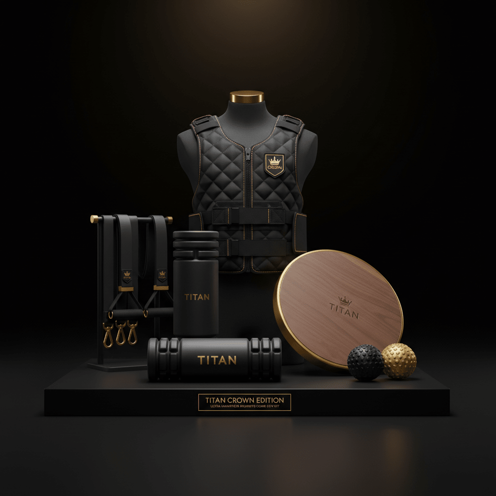 TITAN All-In-One Ultra Marathon Runner's Home Gym Kit — Crown Edition
