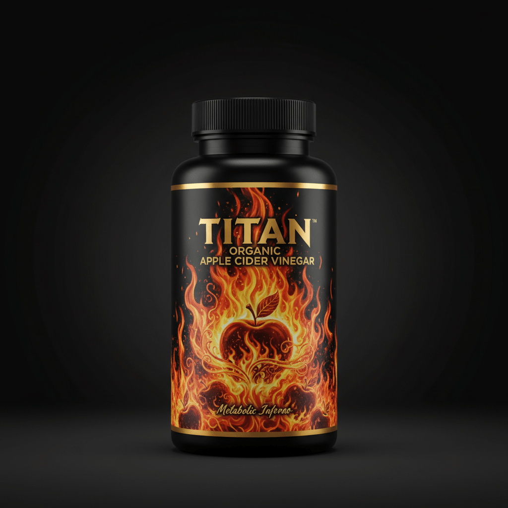 TITAN Organic Apple Cider Vinegar - Metabolism & Detox Support