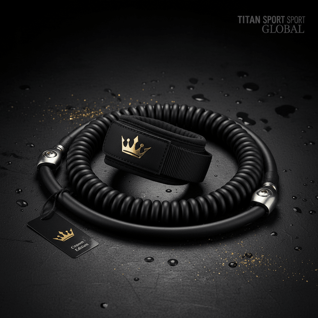 TITAN Pro Surfboard Leash Crown Edition