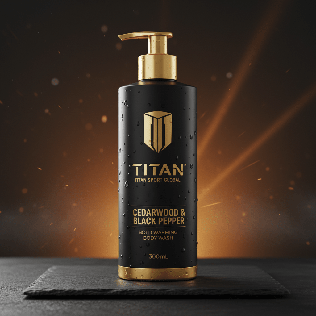 TITAN HIM Body Wash Cedarwood & Black Pepper