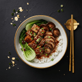 TITAN Taiwanese Vegan Braised Tofu Rice Bowl Lunch
