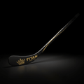 TITAN Ice Hockey Stick Blackout Crown — matte black with gold crown logo