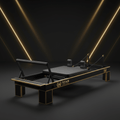 TITAN Pilates Reformer Pro - Studio-Quality Home Pilates Machine with 24K Gold Accents
