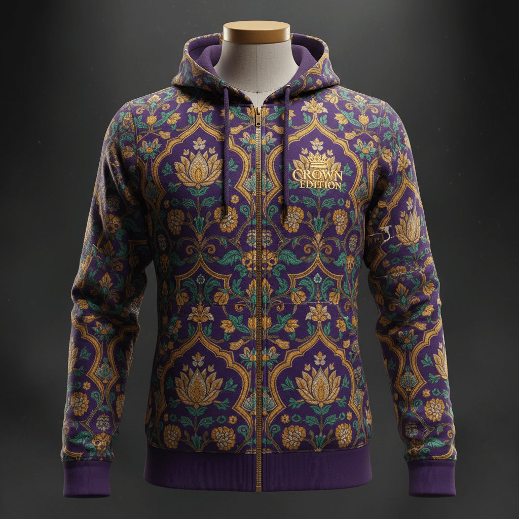 TITAN Mughal Empire Zip-Up Hoodie — Shahenshah Edition