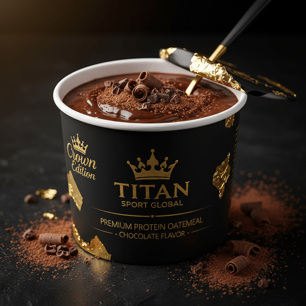 Crown High-Protein Dark Chocolate Oatmeal Cup