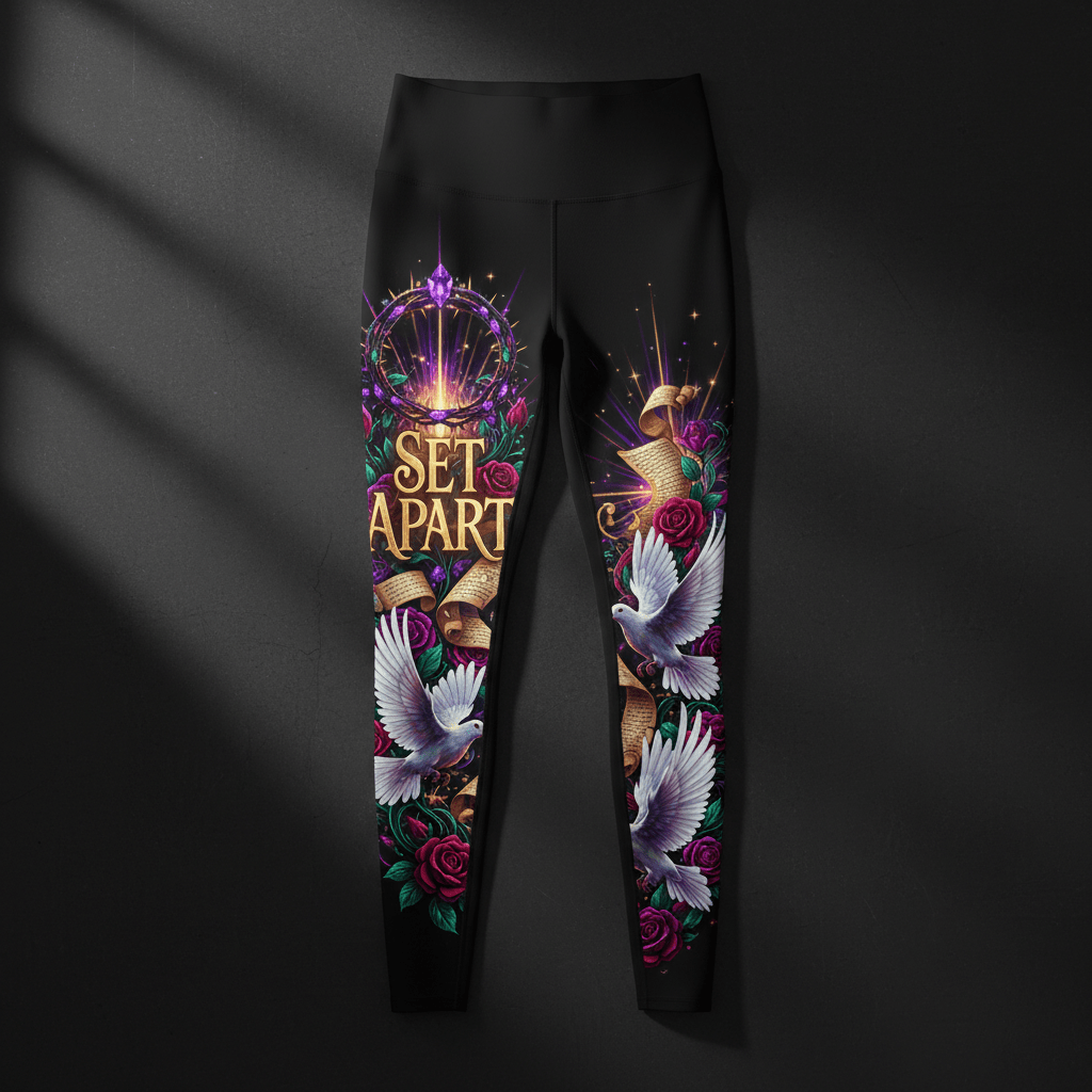 TITAN Women's Leggings Set Apart Crown Edition flat lay