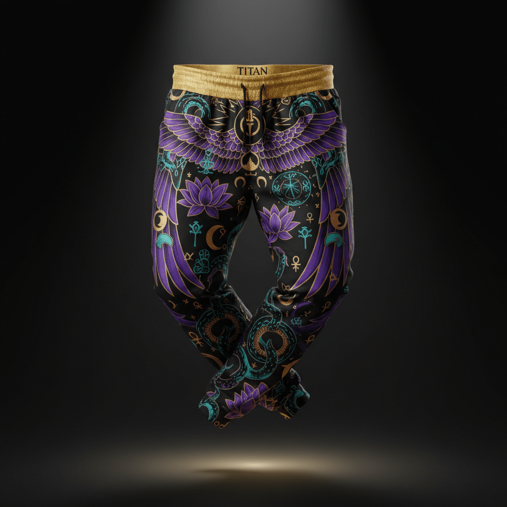 TITAN Plus Women's Goddess Isis Wings Joggers — Spiritual Crown Edition sizes 1X–5X