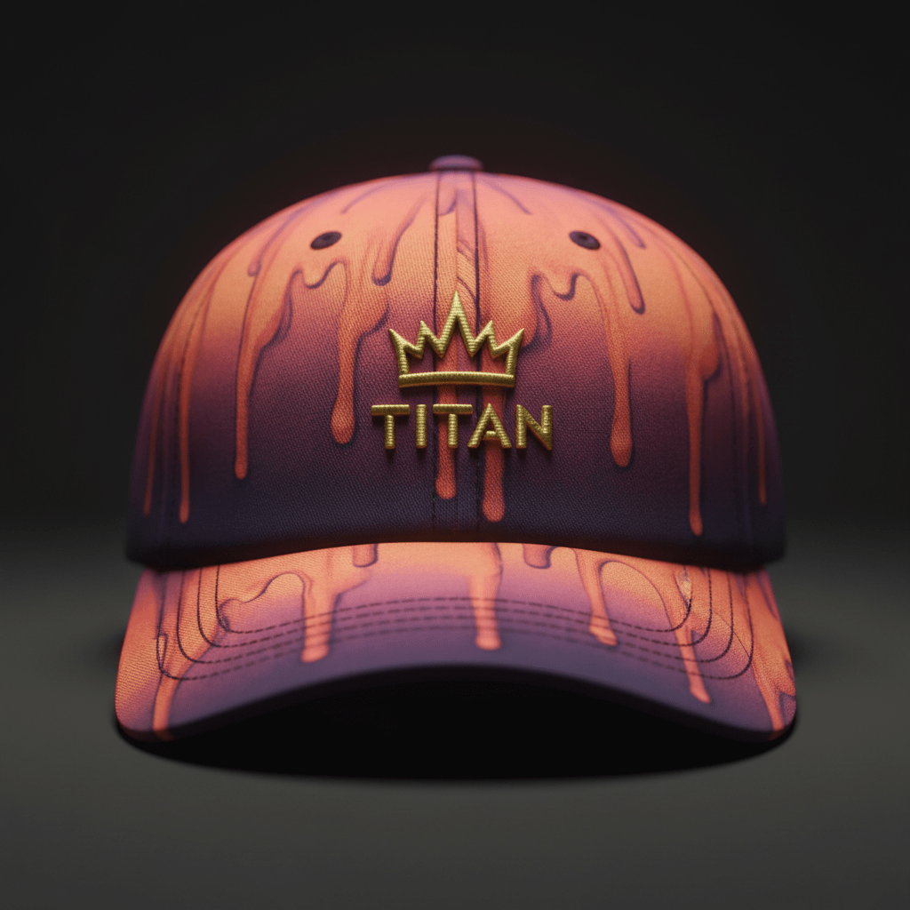 TITAN Dad Hat — Sunset Drip