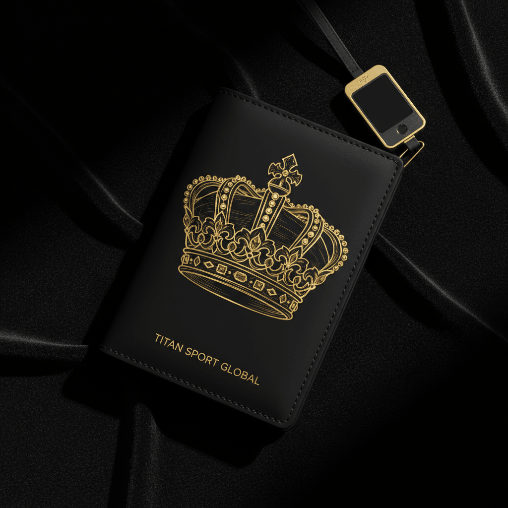 TITAN Passport & Travel Wallet Crown Edition QR Recovery