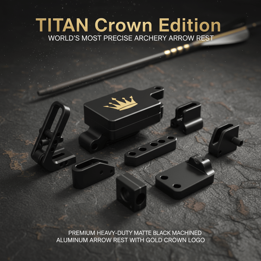 TITAN Crown Edition World's Most Precise Archery Arrow Rest