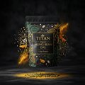 TITAN Organic High-Protein Mung Bean Dal — ultra-premium luxury editorial product shot