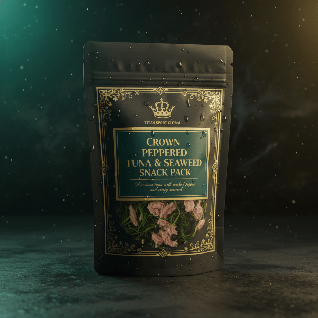 Crown Peppered Tuna & Seaweed Snack Pack - TITAN SPORT GLOBAL