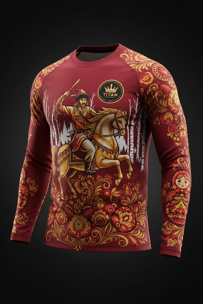 TITAN Men's Russian Cossack Long Sleeve Stepnoy Edition