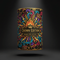 TITAN Organic Steel Cut Oats Plain — Crown Edition bold tattoo-style artwork