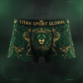 TITAN Men's Boxer Briefs Crown Edition Hunter Green Gold