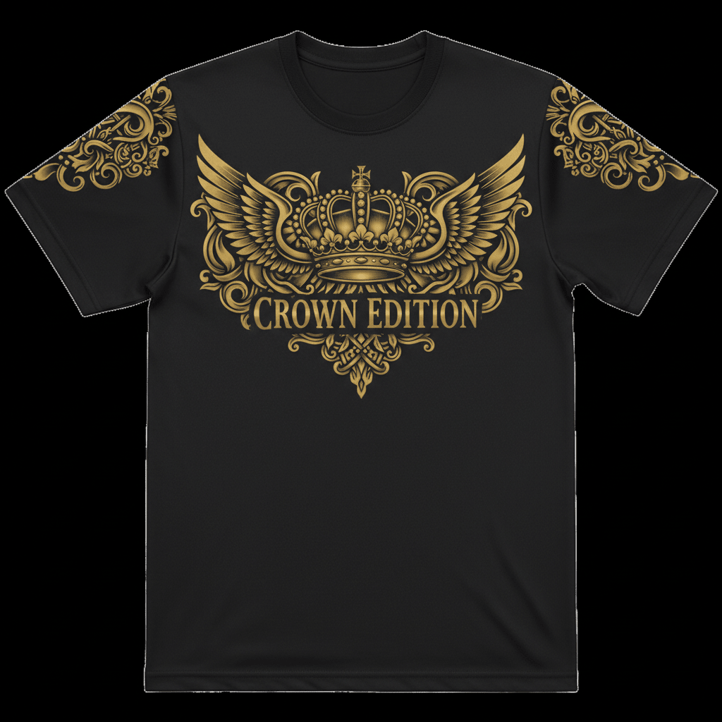 TITAN Crown Edition Men's Athletic Tee Tokyo Tattoo Art