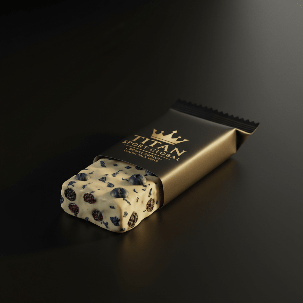 TITAN Crown White Chocolate Wild Blueberry Protein Bar - Crown Edition