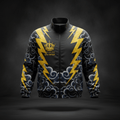 TITAN Men's Storm King Windbreaker Crown Edition — bold tattoo-style lightning storm artwork