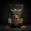 Crown High-Protein Black Sesame Dark Chocolate Almond & Cashew Clusters
