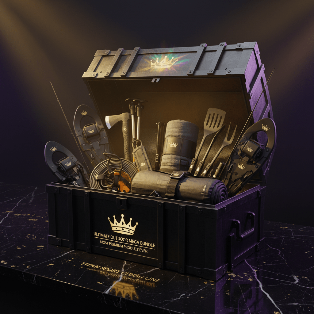 TITAN Crown EVERYTHING Outdoor Mega Bundle SWAG LINE Ultimate 50-Piece Collection