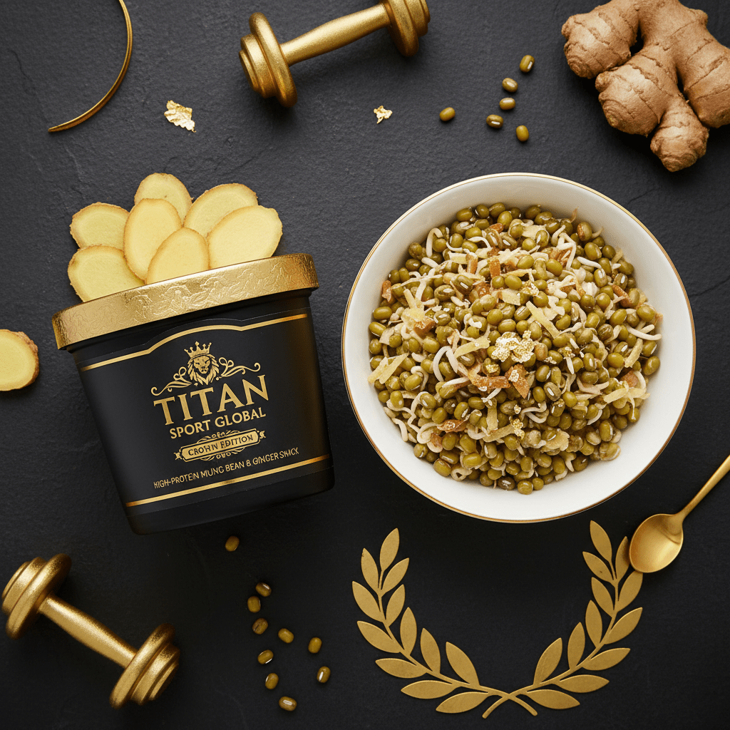 TITAN High-Protein Sprouted Mung Bean & Ginger Snack Cup