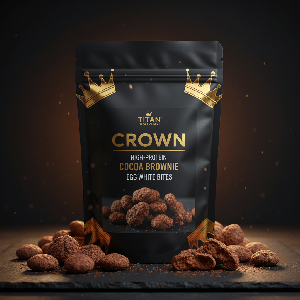 Crown High-Protein Cocoa Brownie Egg White Bites - TITAN SPORT GLOBAL