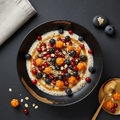 TITAN Nordic Berry Oat Crown Bowl — premium vegan breakfast meal plan