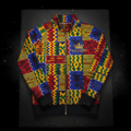 TITAN African Kente Ankara Zip-Up Hoodie — Pan-African Edition