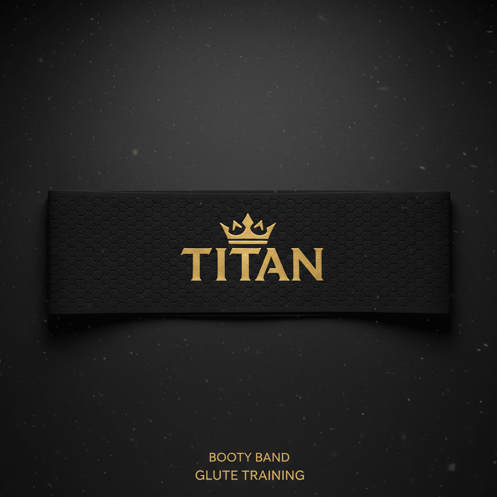 TITAN Hip Thrust Band Crown Edition - wide flat heavy-duty resistance band